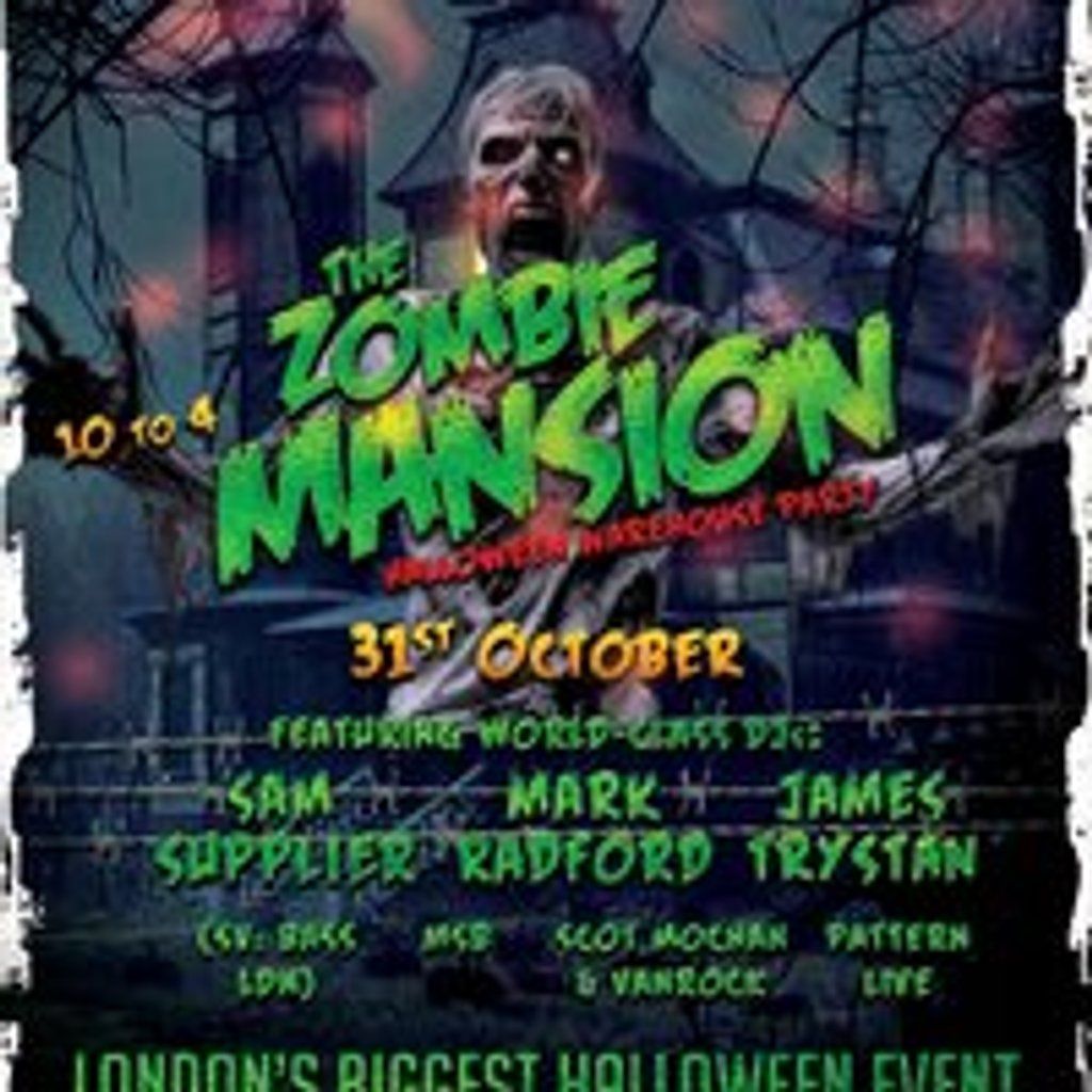 Zombie Mansion - Immersive Halloween party on the night itself, 31 October | Event in London | AllEvents