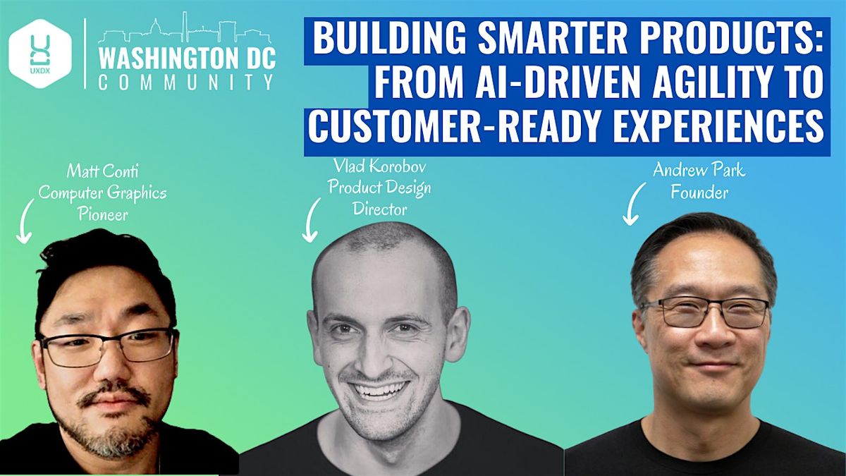UXDX Washington DC Community Meetup - Building Smarter Products, 13 December | Event in Washington | AllEvents