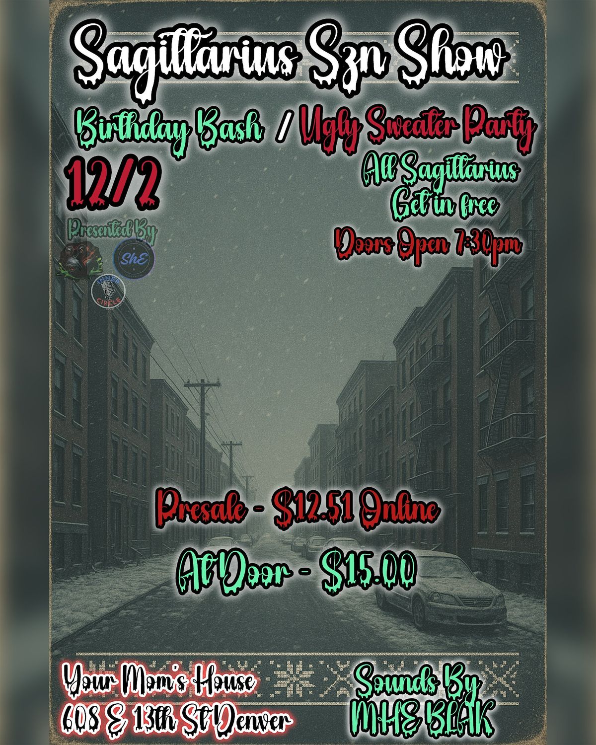 Sagittarius Szn Show, 2 December | Event in Denver | AllEvents