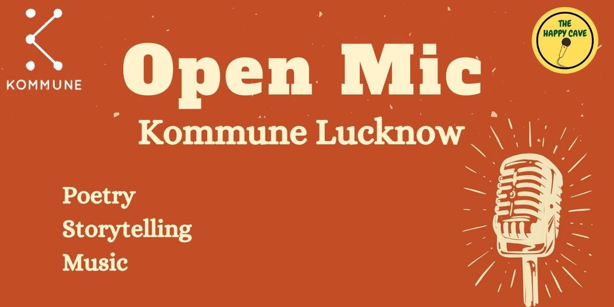 Kommunes Open Mic Lucknow, 17 August | Event in Lucknow | AllEvents