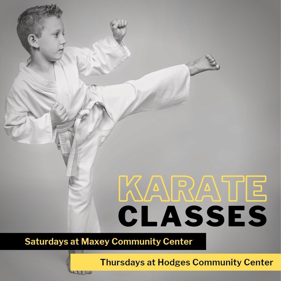 Karate Classes Saturdays at Maxey, 4020 30th St, Lubbock, TX 79410