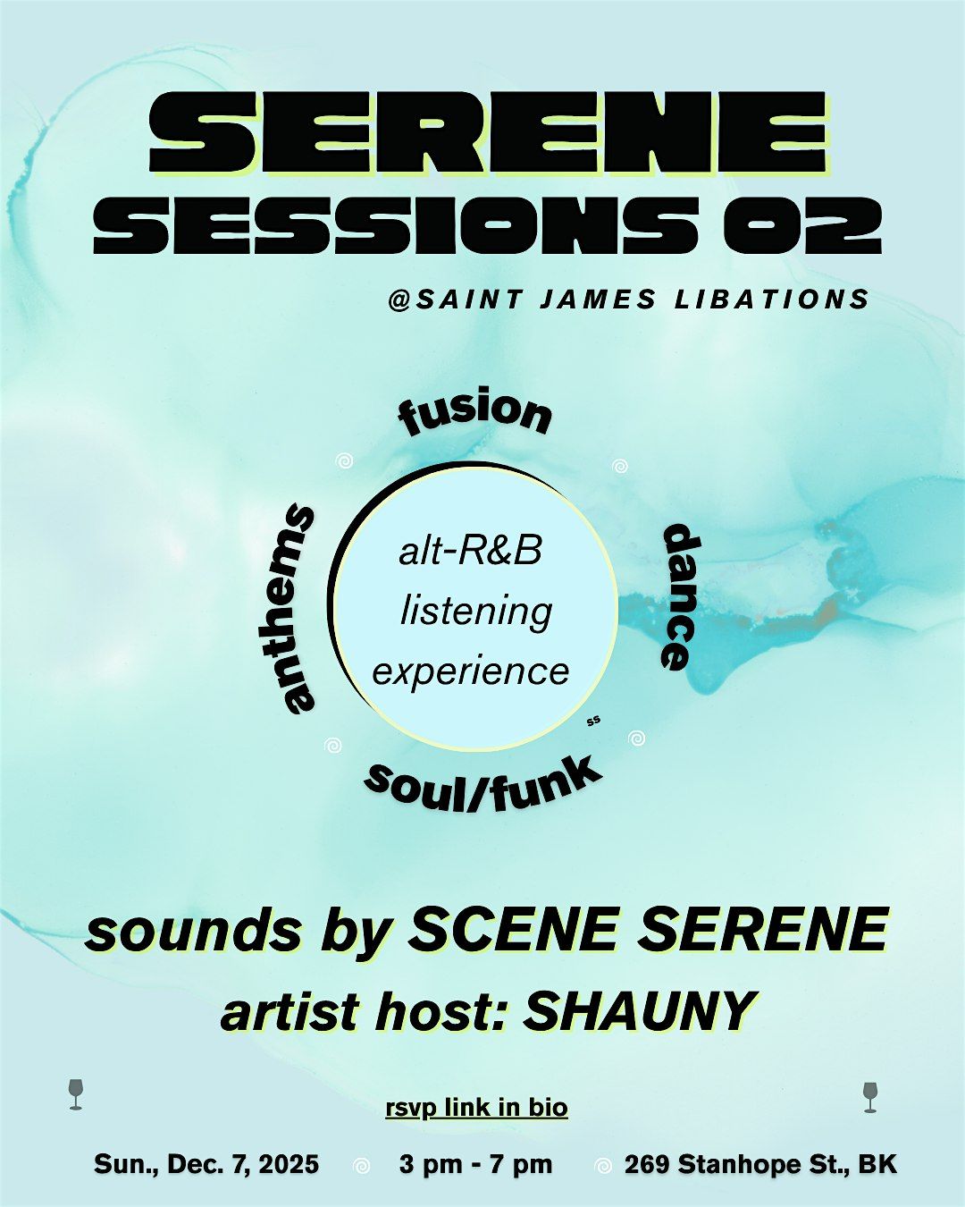 Serene Sessions: Alt-RNB Listening Experience, 7 December | Event in Brooklyn | AllEvents