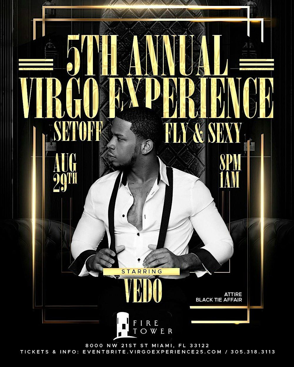 5th Annual VIRGO EXPERIENCE SETOFF w/ VEDO in Miami, 29 August | Event in Miami | AllEvents