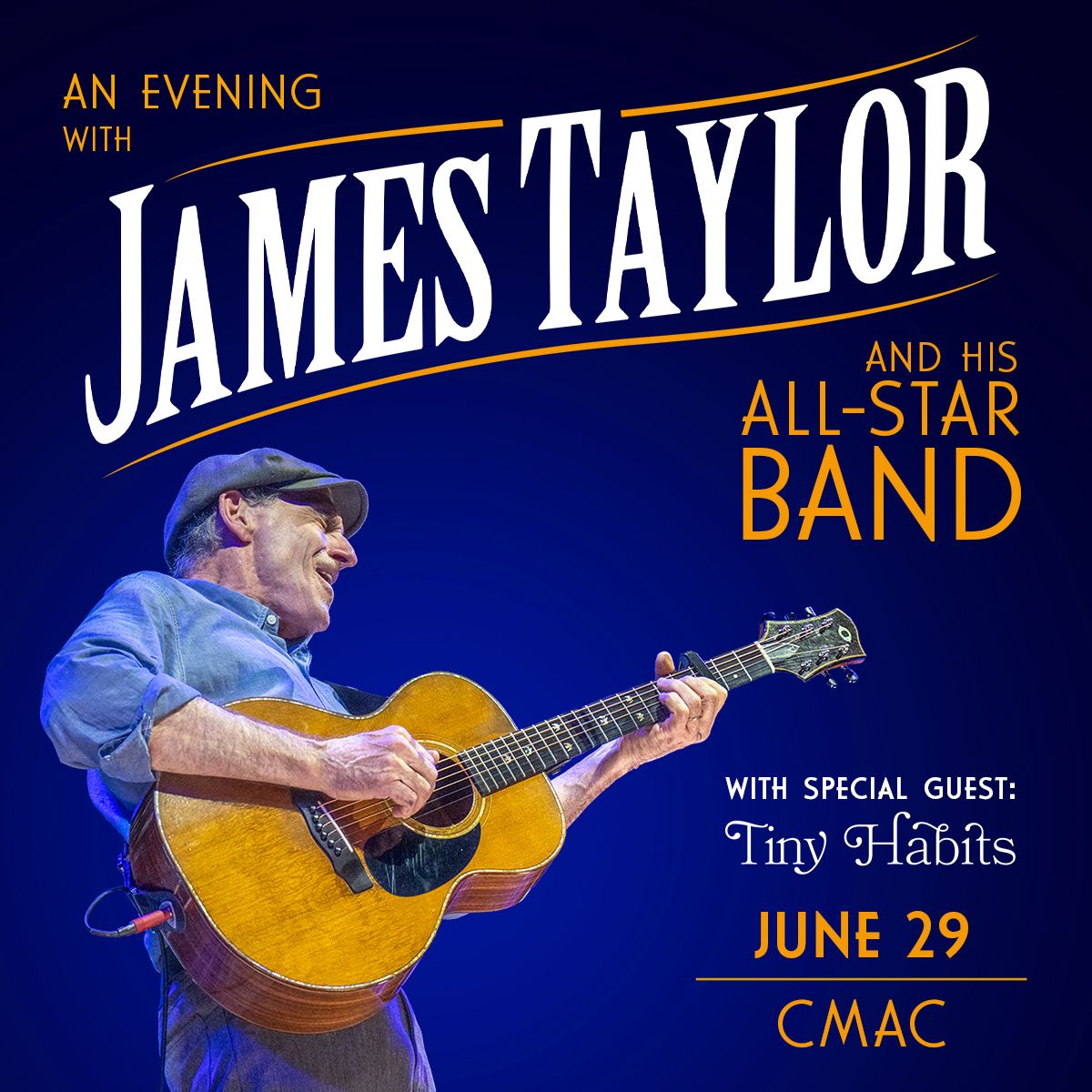 James Taylor with His AllStar Band and Tiny Habits, Xcel Energy Center