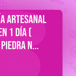 Taller de Joyería Artesanal / Crea tu pieza en 1 día (pieza de plata y piedra natural)