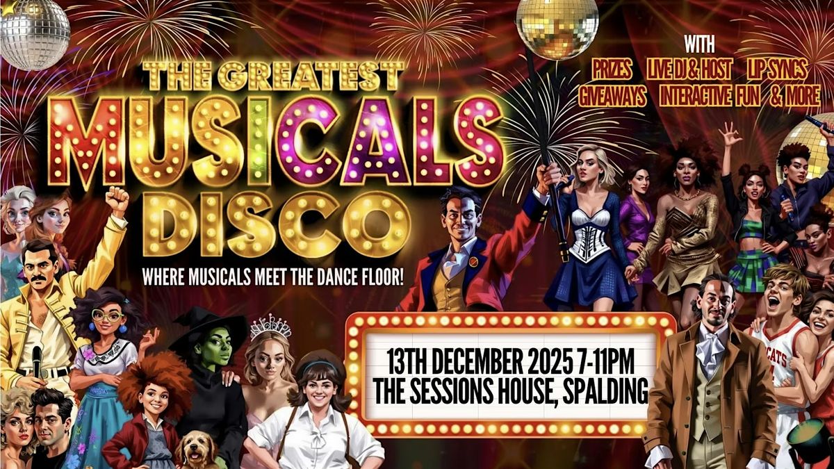 The Greatest Musicals Disco, 13 December | Event in Peterborough | AllEvents