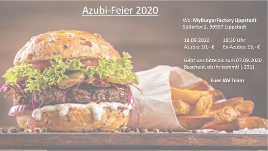 Azubi-Feier 2020