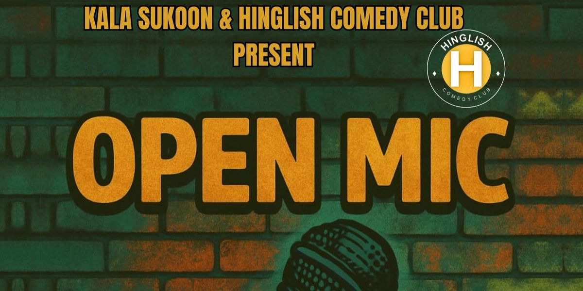 open mic by HINGLISH comedy club MUMBAI, 30 May | Event in Mumbai | AllEvents
