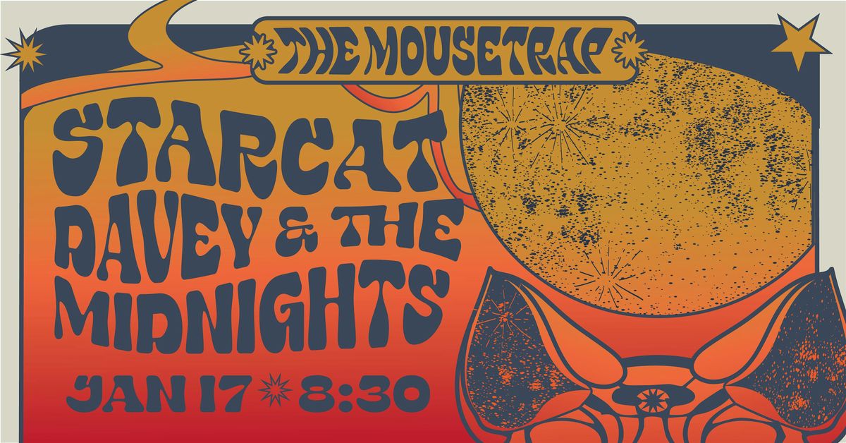 Starcat w/ Davey & The Midnights @ The Mousetrap - Saturday, January 17th, 17 January | Event in Indianapolis