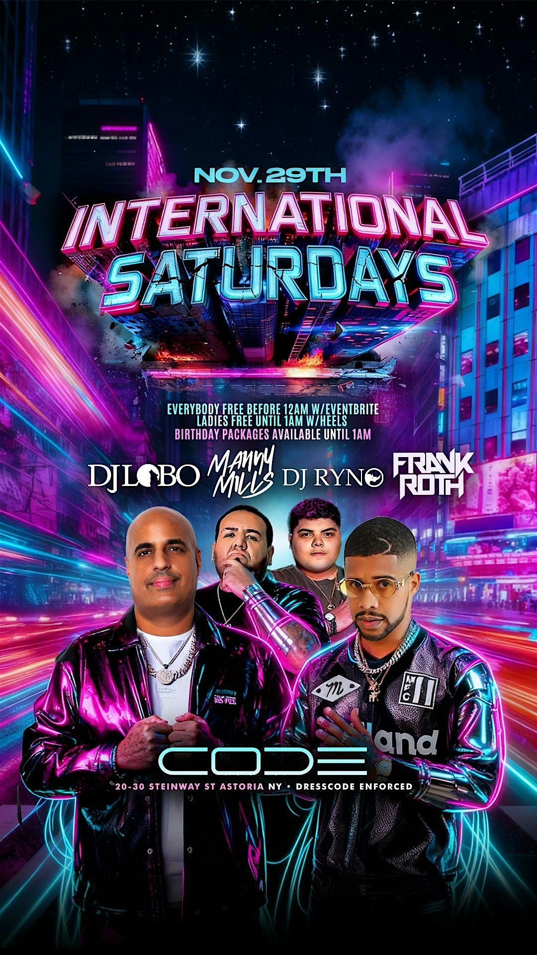 International Saturdays at CODE Astoria, 29 November | Event in Queens | AllEvents