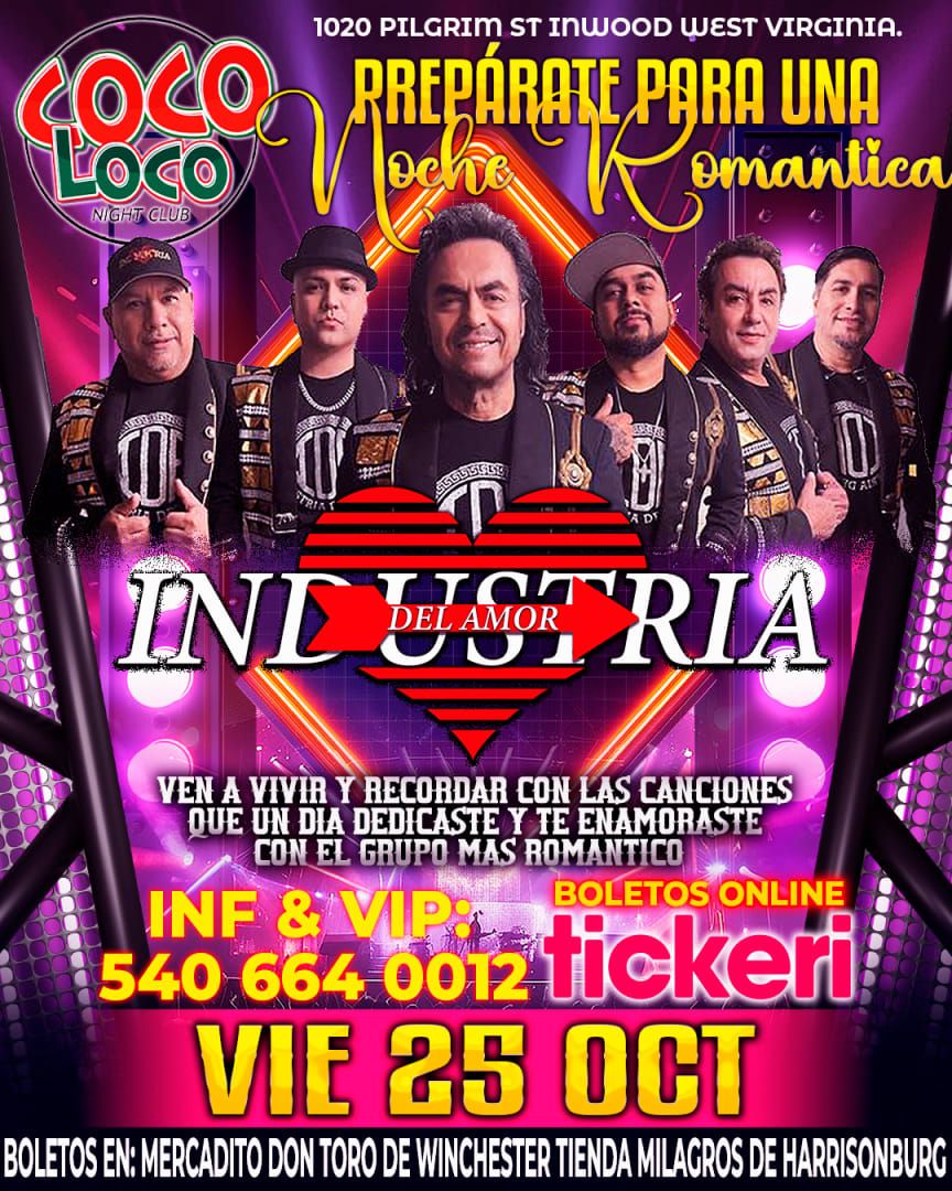 Industria Del Amor at Rosemont Theatre, 16 May | Event in Rosemont | AllEvents