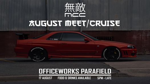 Muteki Car Club August Meet Cruise At Officeworks Elizabeth