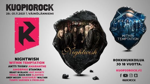 Kuopiorock Live 2022 July 29 To July 31 Online Event Allevents In Mccoy Schedule Of Events 2022