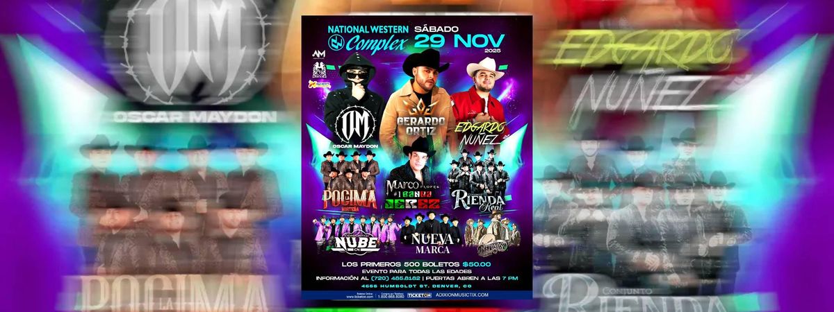 Gerardo Ortiz, Edgardo Nuñez & Más | Event in Denver | AllEvents