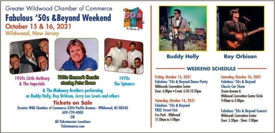 16th October 2021 Events In Wildwood 50s Weekend Wildwood Nj 2022