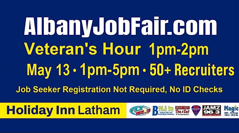 Albany Job Fair Wednesday May 13, 2026, 13 May | Event in Latham | AllEvents