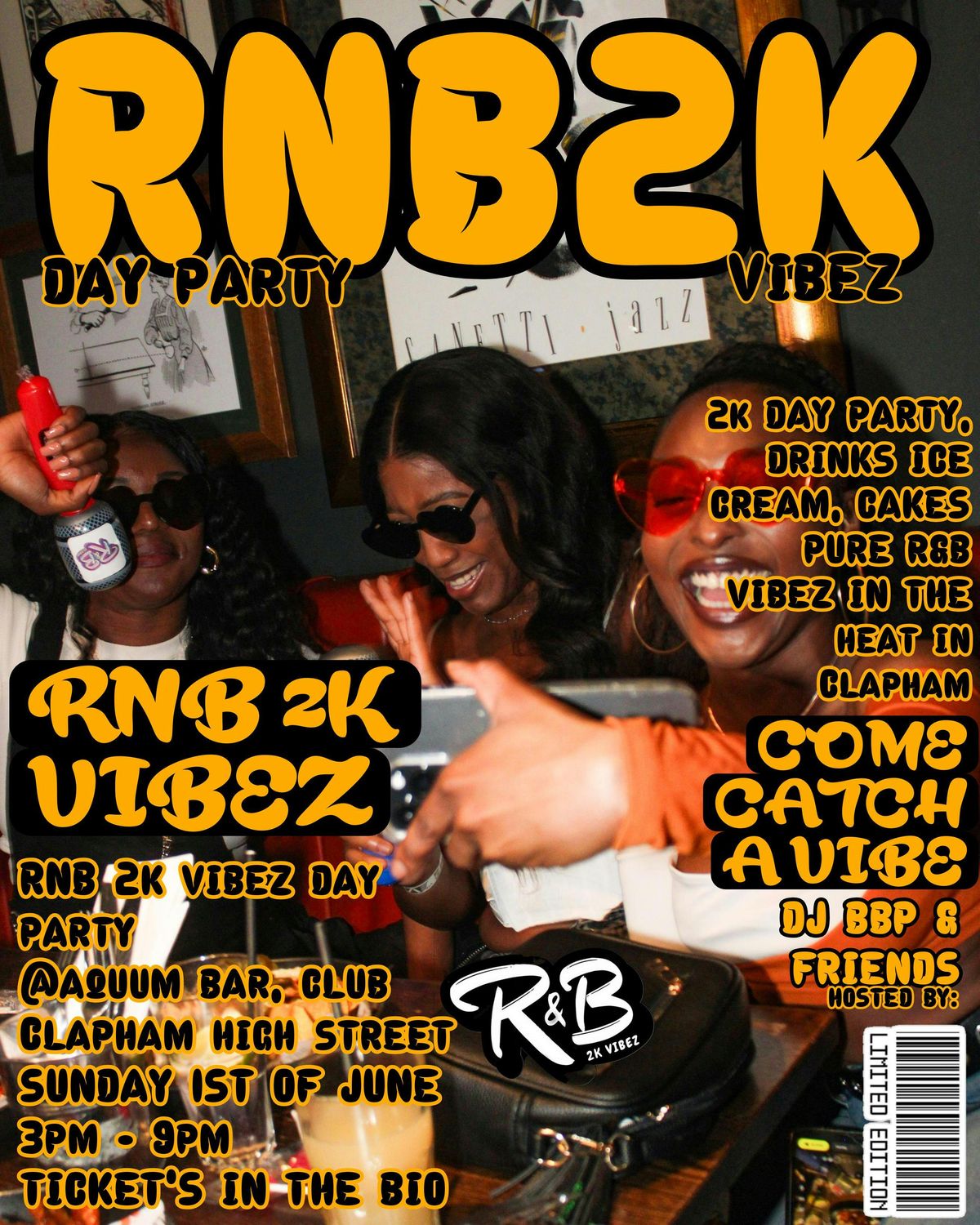 RNB 2K VIBEZ DAY PARTY (AQUUM BAR, CLUB) - LONDON, 1 June | Event in London | AllEvents
