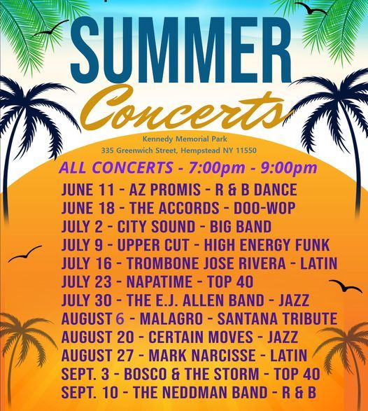 The Village of Hempstead Parks and Recreation Summer Concert Series