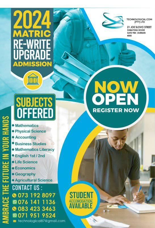 Mega Registration, Zumaysha Building Field St, Durban, 27 November to 1