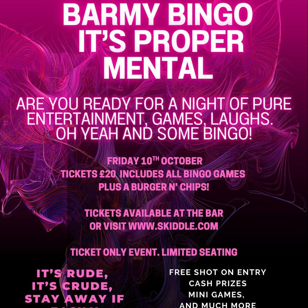 Barmy Bingo, 10 October | Event in Gateshead | AllEvents