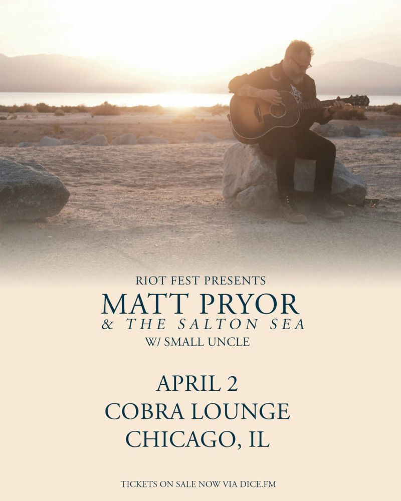 Matt Pryor at White Oak Music Hall - Upstairs, 25 January | Event in Houston | AllEvents