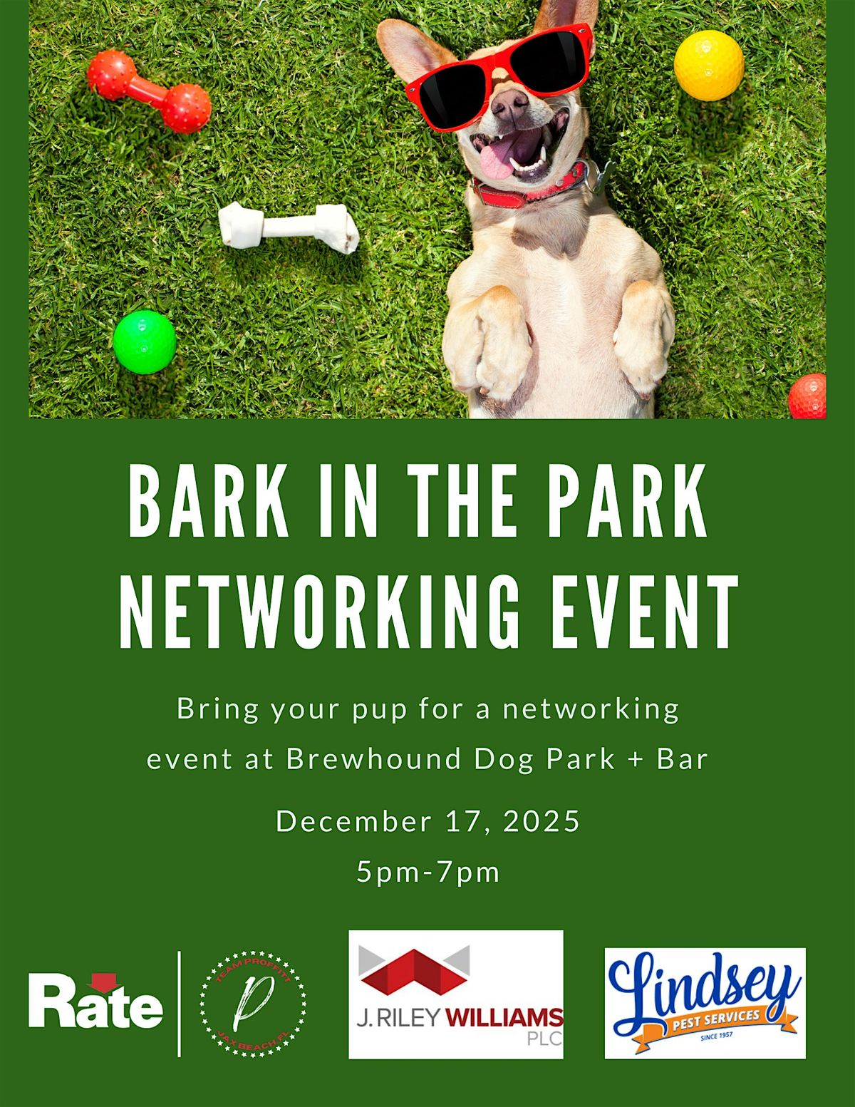 Realtor - Bark in the Park Networking Event, 17 December | Event in Neptune Beach | AllEvents