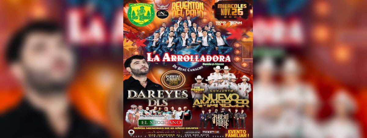 LA ARROLLADORA, DAREYES DLS & MAS | Event in Haines City | AllEvents