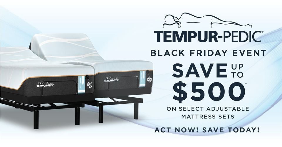 TEMPURPEDIC® Black Friday Event Happening Now at Sleeping Giant