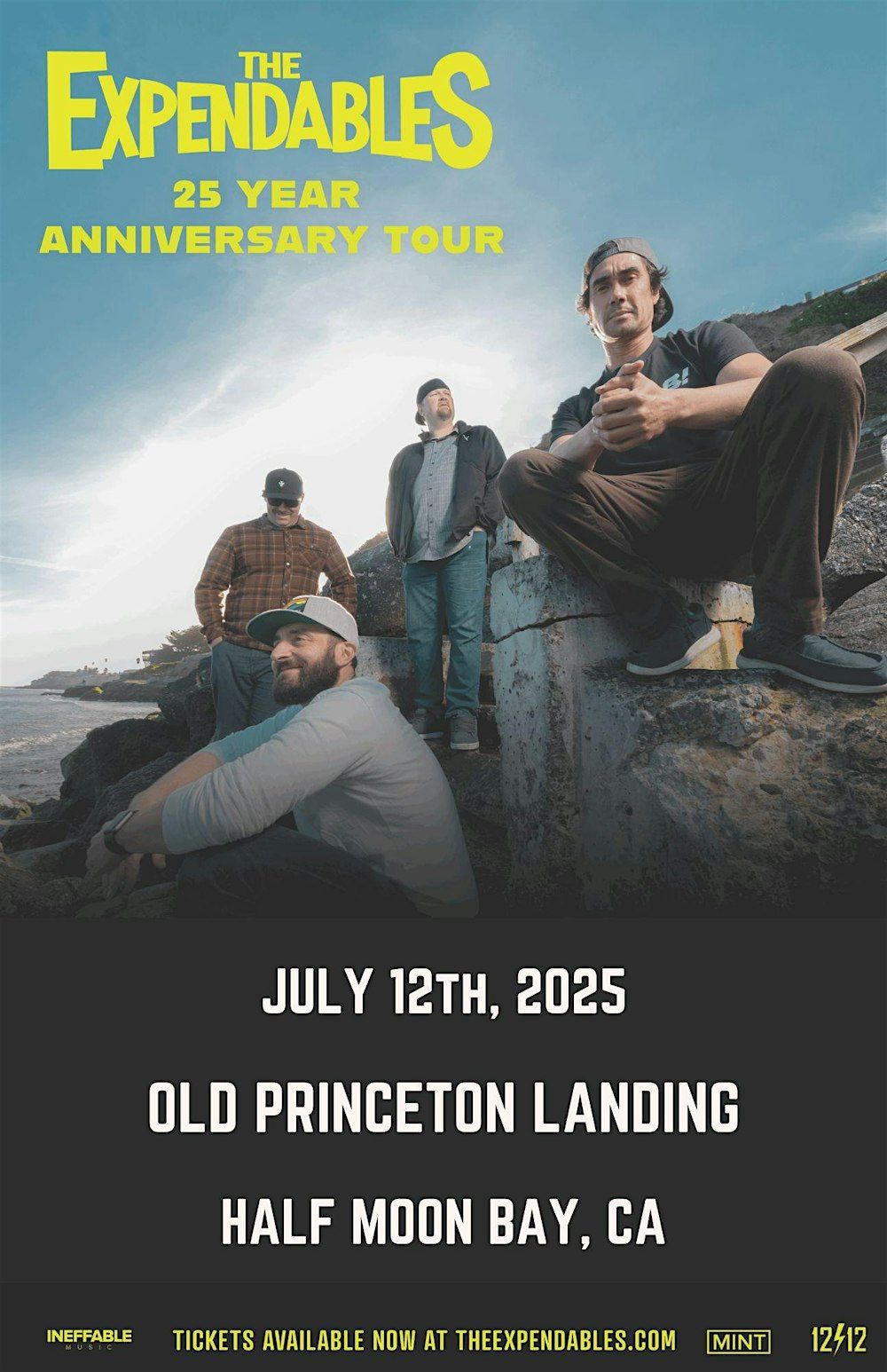 The Expendables 25 Year Anniversary Tour at Old Princeton Landing in Half Moon Bay, 12 July | Event in Half Moon Bay