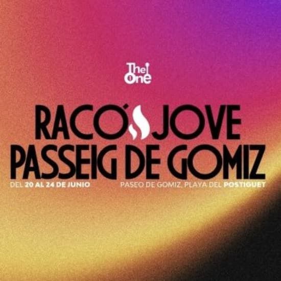 Racó Jove Passeig de Gomiz 2025, 20 June | Event in Alicante | AllEvents