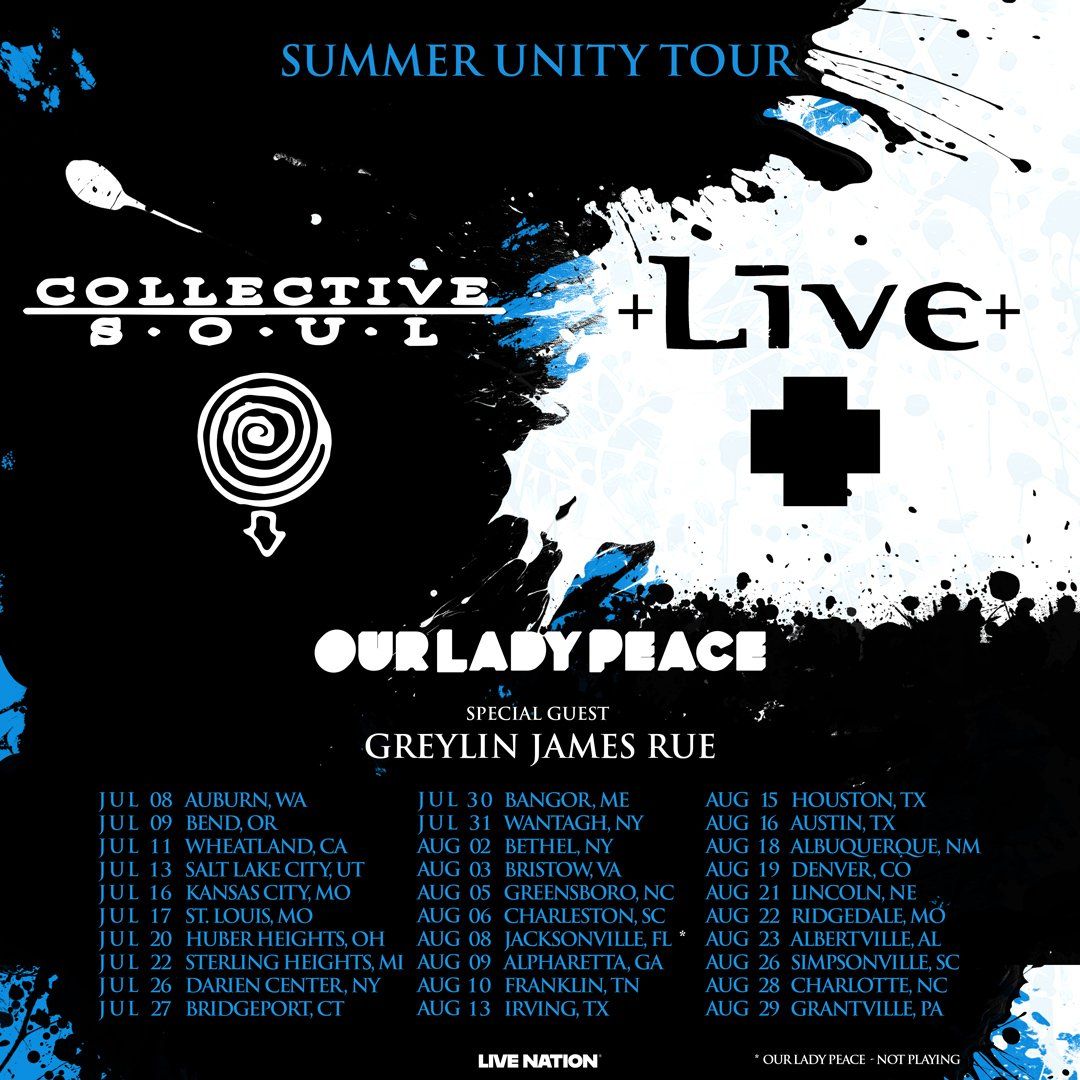 Live & Collective Soul, 9 August | Event in Franklin | AllEvents