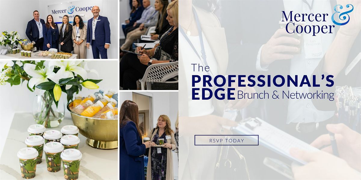 The Professional's Edge | February Brunch & Networking, 5 February | Event in Paradise Point | AllEvents