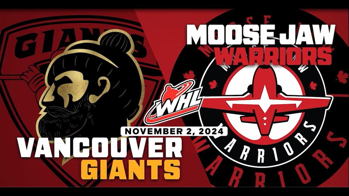 Moose Jaw Warriors vs. Vancouver Giants, 3 October | Event in Moose Jaw | AllEvents
