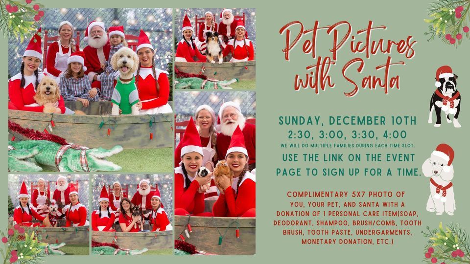 Pet Pictures with Santa 2023, Montgomery Animal Hospital + Hotel, Ball