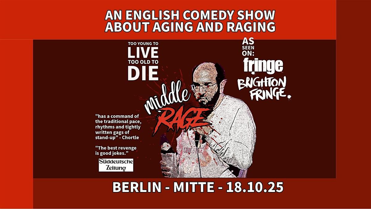 6.12.25 - English Standup Comedy in Mitte - Middle Rage by Nir Gottleid, 6 December | Event in Berlin | AllEvents