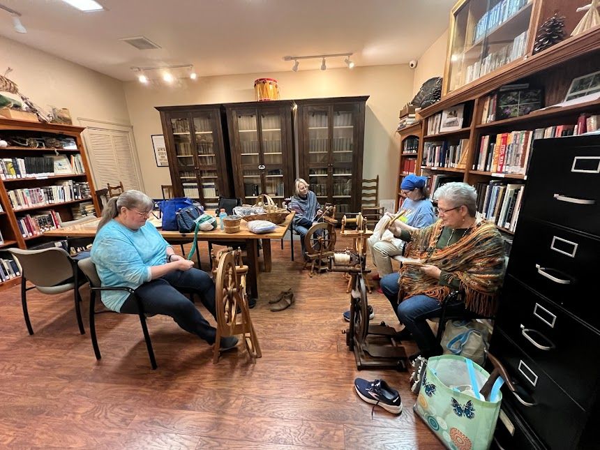Spinning Demonstration, Pickett's Mill Historic Site, Dallas, January 6