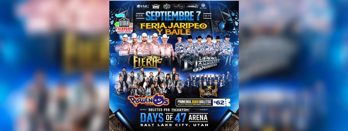 LA FIERA DE OJINAGA, LA MAQUINARIA NORTEÑA & MAS, 7 September | Event in Salt Lake City | AllEvents