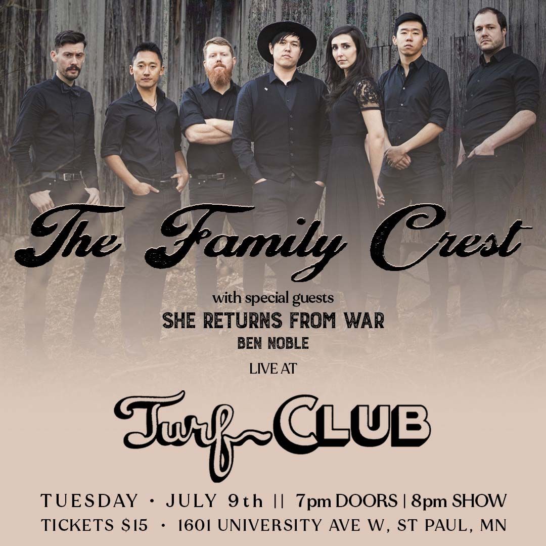 The Family Crest at Mercury Lounge - NY, 13 June | Event in New York | AllEvents