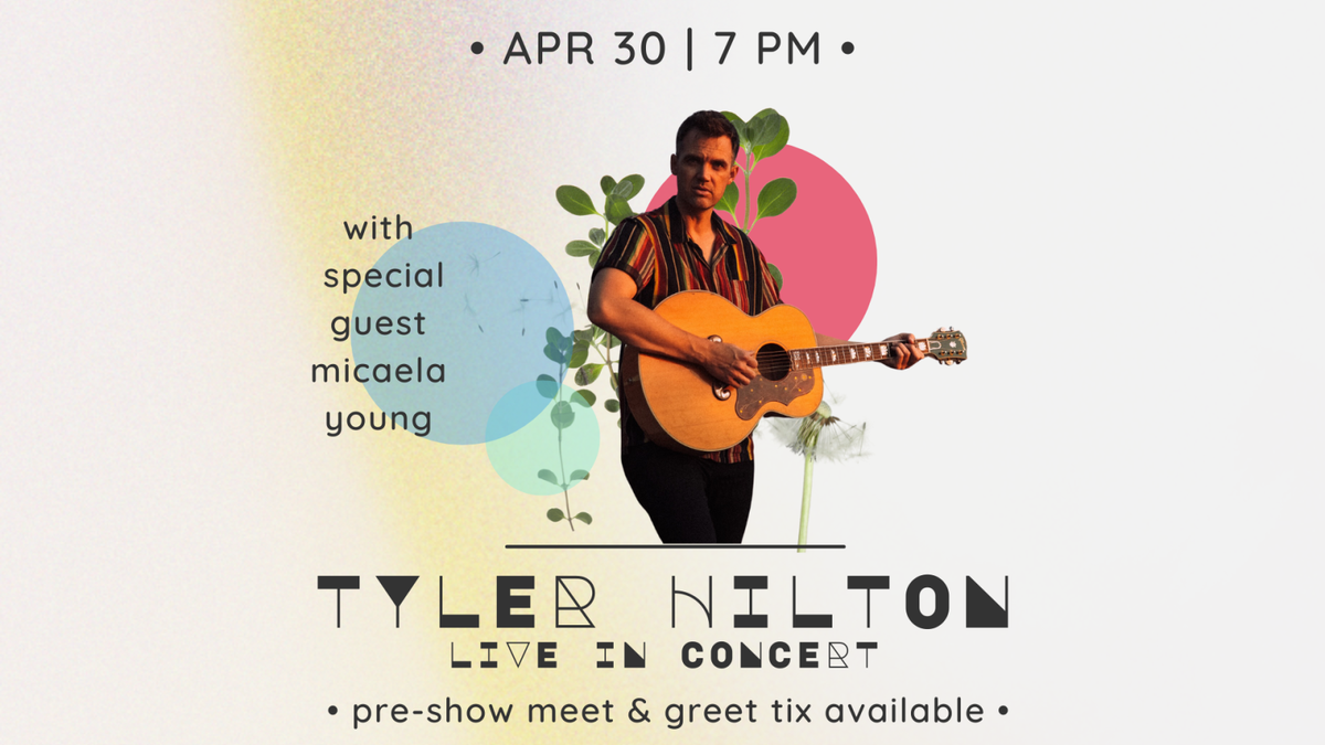 Tyler Hilton at Hobart Art Theater, 8 August | Event in Hobart | AllEvents