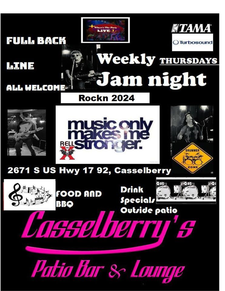 Jam Night Rocks 2024 with RellX, 2671 S US Hwy 17 92 Casselberry, FL