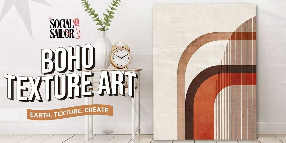 Boho Texture Art Date - North Region, 25 May | Event in New Delhi | AllEvents