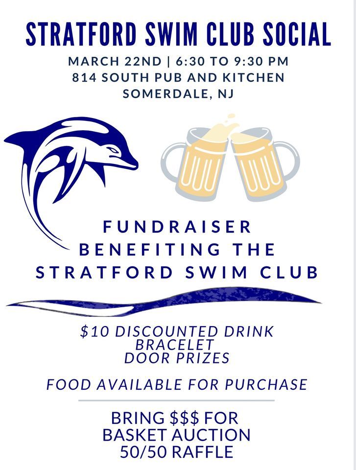 Stratford Swim Club Social, 814 South Pub & Kitchen, Somerdale, March