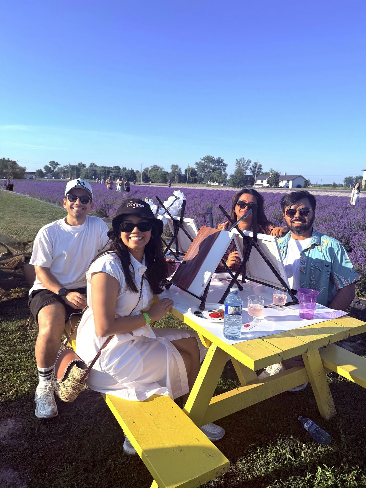 Lavender Sunset Paint & Sip at Pingles Farm Toronto, Ontario, Pingle's ...