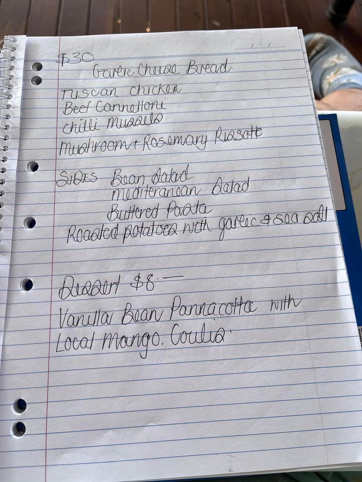 Homestead Hampers Buffet, Carnarvon Yacht Club, January 19 2024