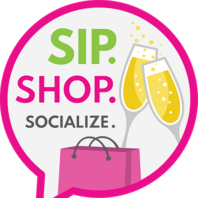 Sip.Shop. Socialize logo