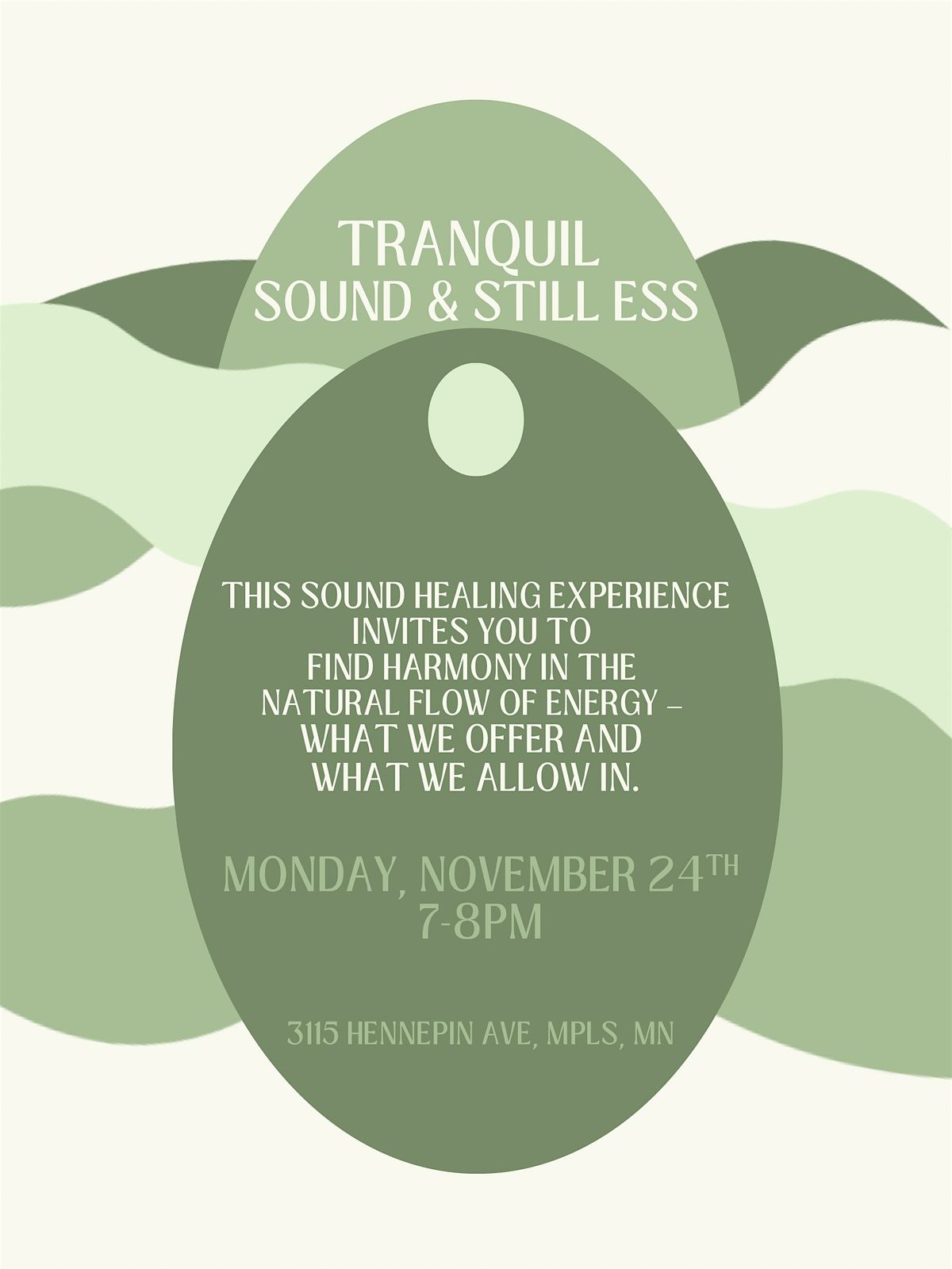 Tranquil Sound & Stillness, 24 November | Event in Minneapolis | AllEvents