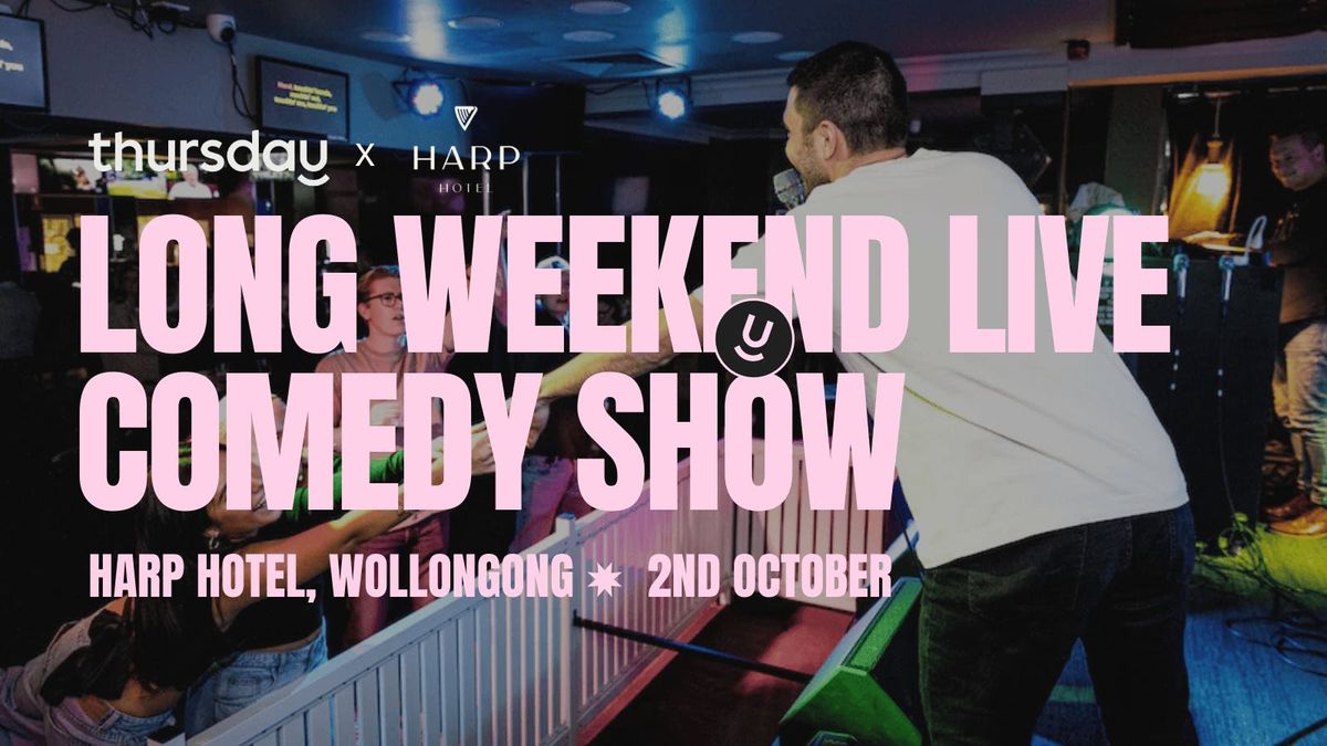 Thursday | Harp Hotel (All ages) | Wollongong, 2 October | Event in Wollongong | AllEvents
