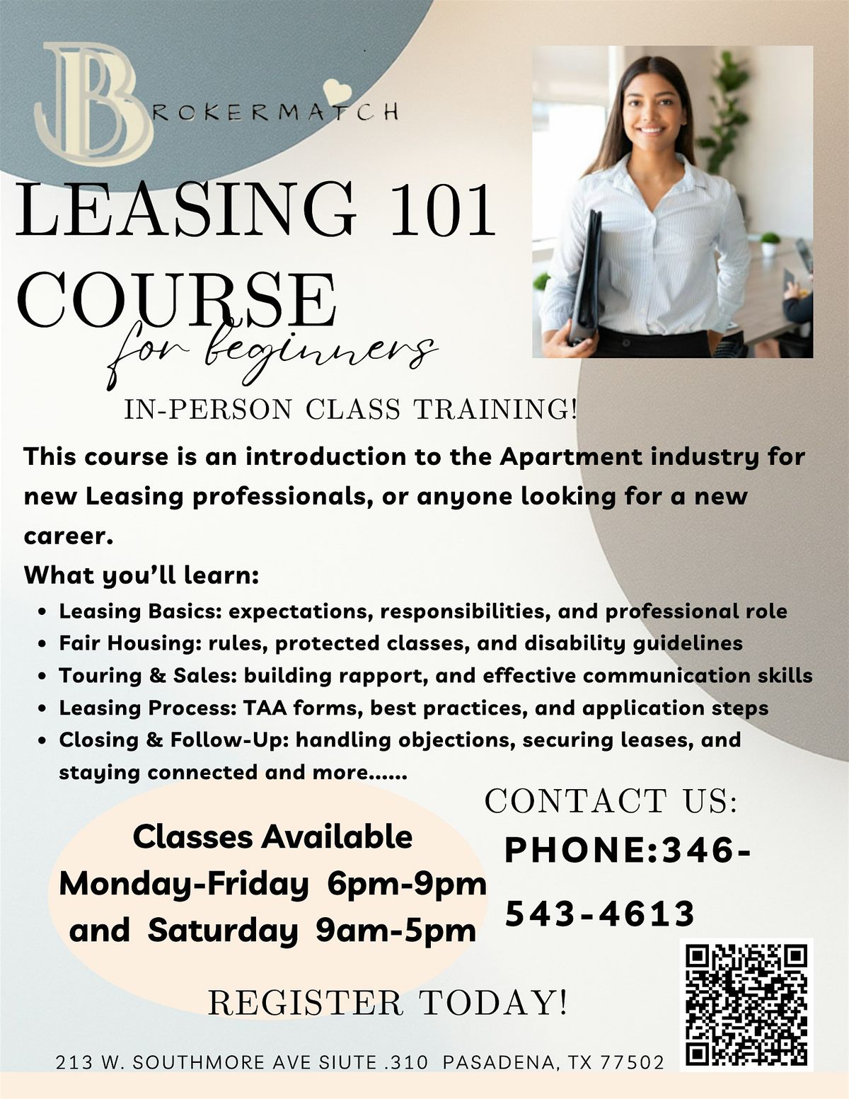 Leasing 101 Course for beginners, 20 December | Event in Pasadena | AllEvents