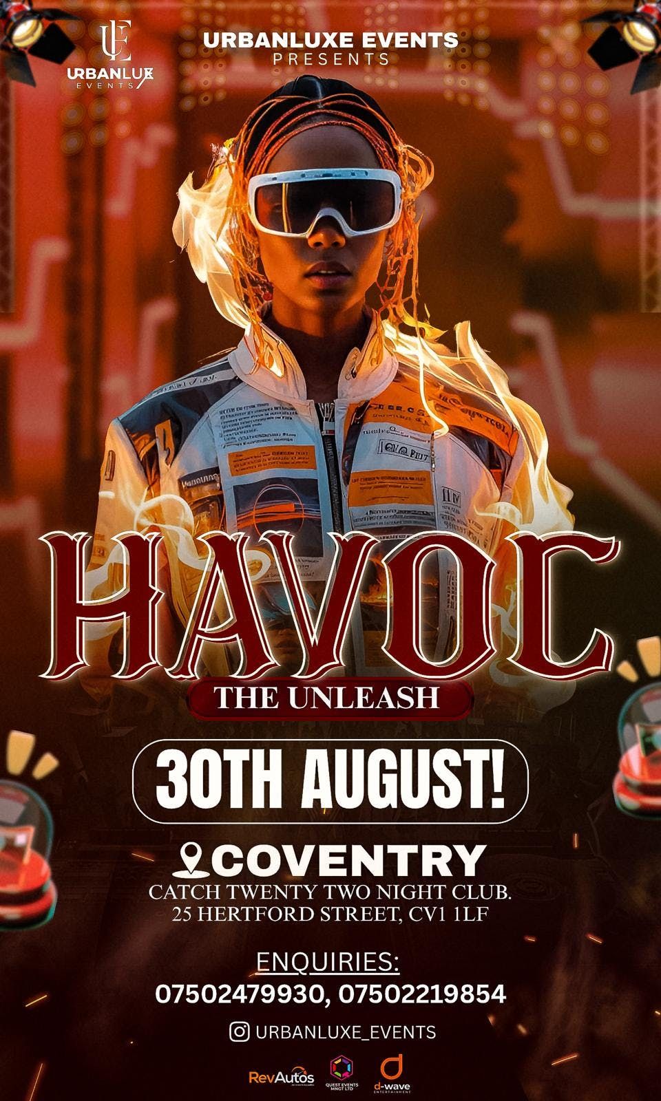  HAVOC: THE UNLEASH, 30 August | Event in Coventry | AllEvents
