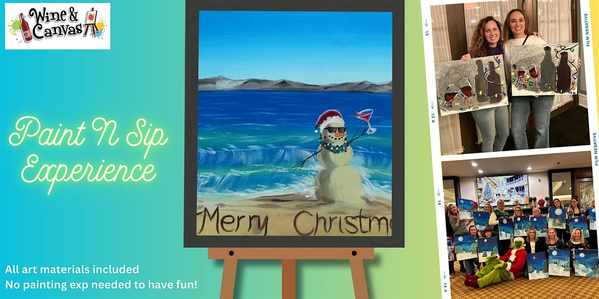 St Pete Sip and Paint – Christmas in the Tropics, 15 December | Event in St. Petersburg | AllEvents